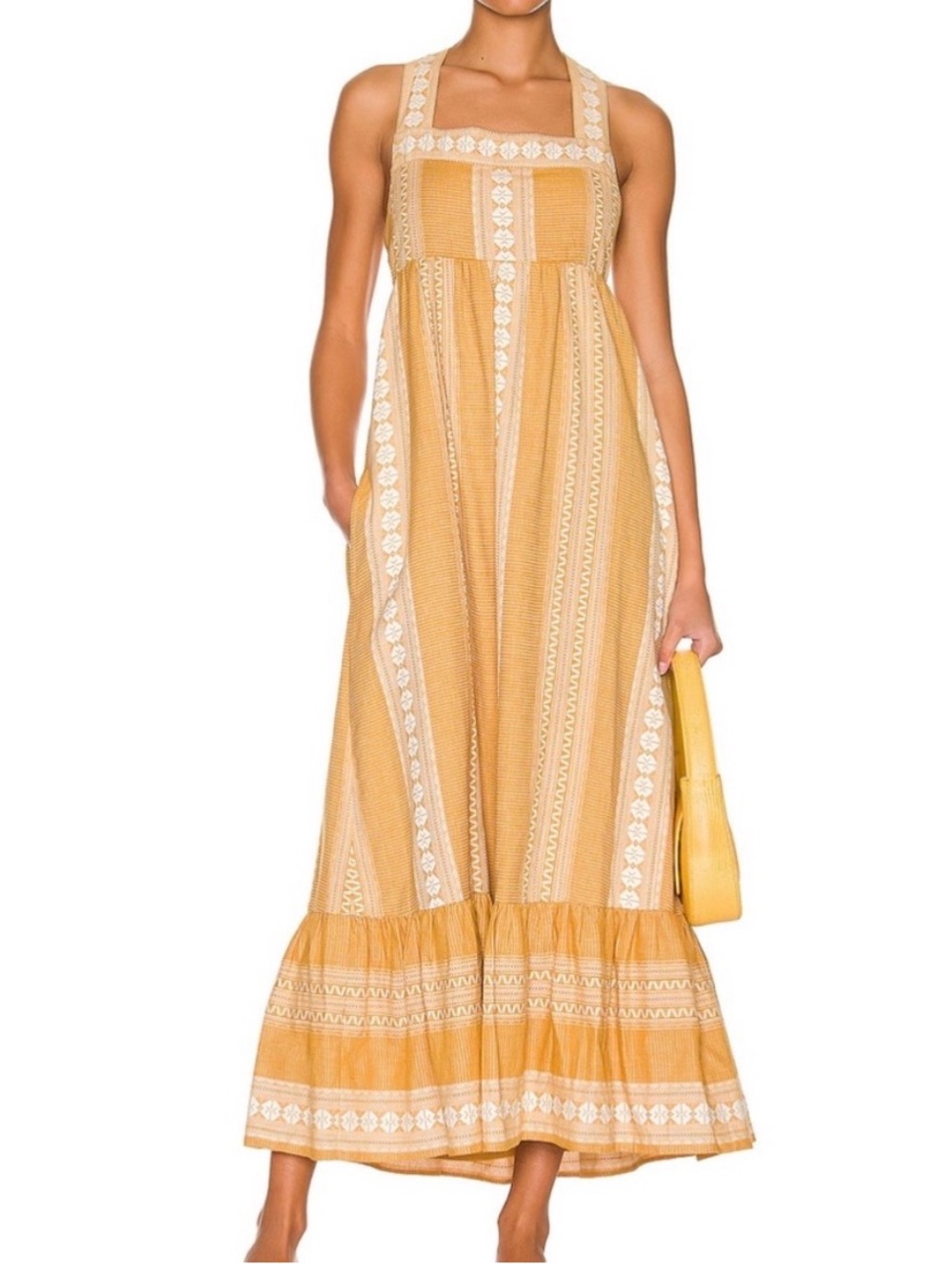 SAYLOR Keilah Embroidered Maxi Dress